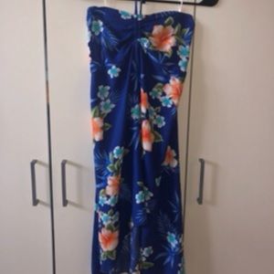 Hibiscus Blue Butterfly Dress